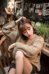 流海美女生活照,尽显青春风采与时尚魅力